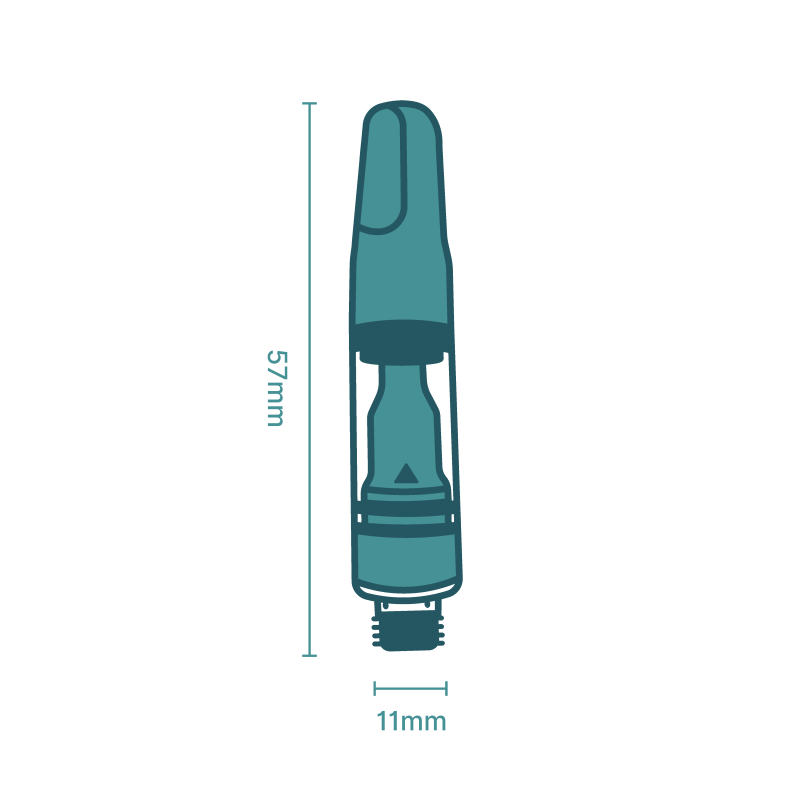 Ascera XT-75 Ceramic Vape-Tank 0.5mL (LTL)